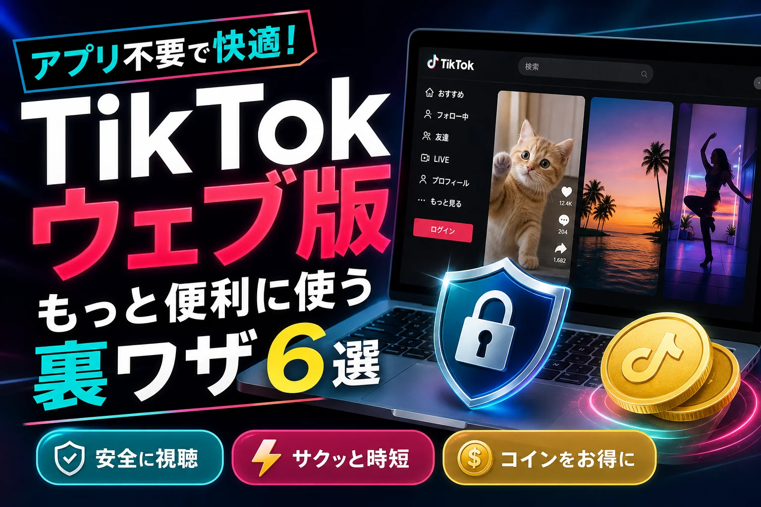 【2026最新】TikTokウェブ版をログインなしで見る裏ワザと足跡