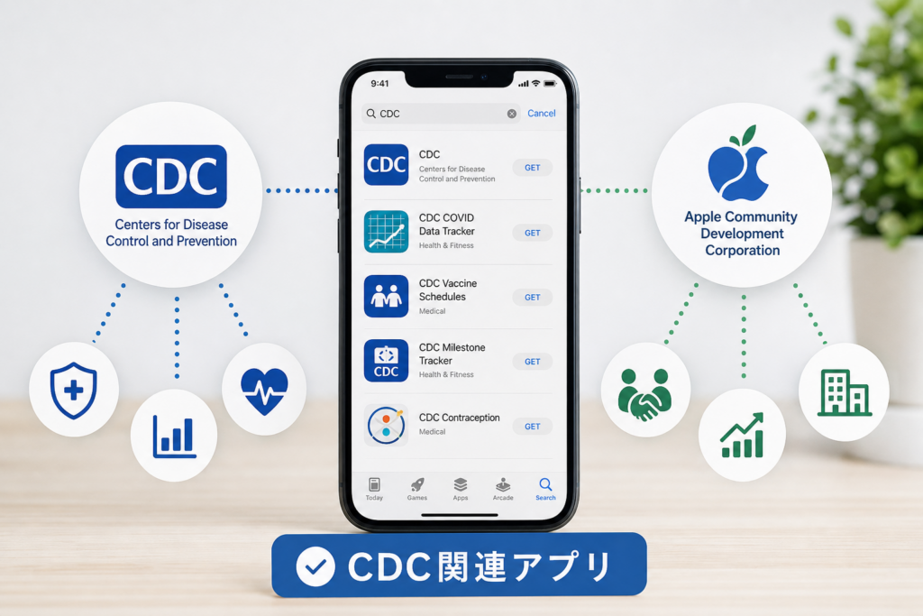 App Storeで確認できるCDC関連アプリ