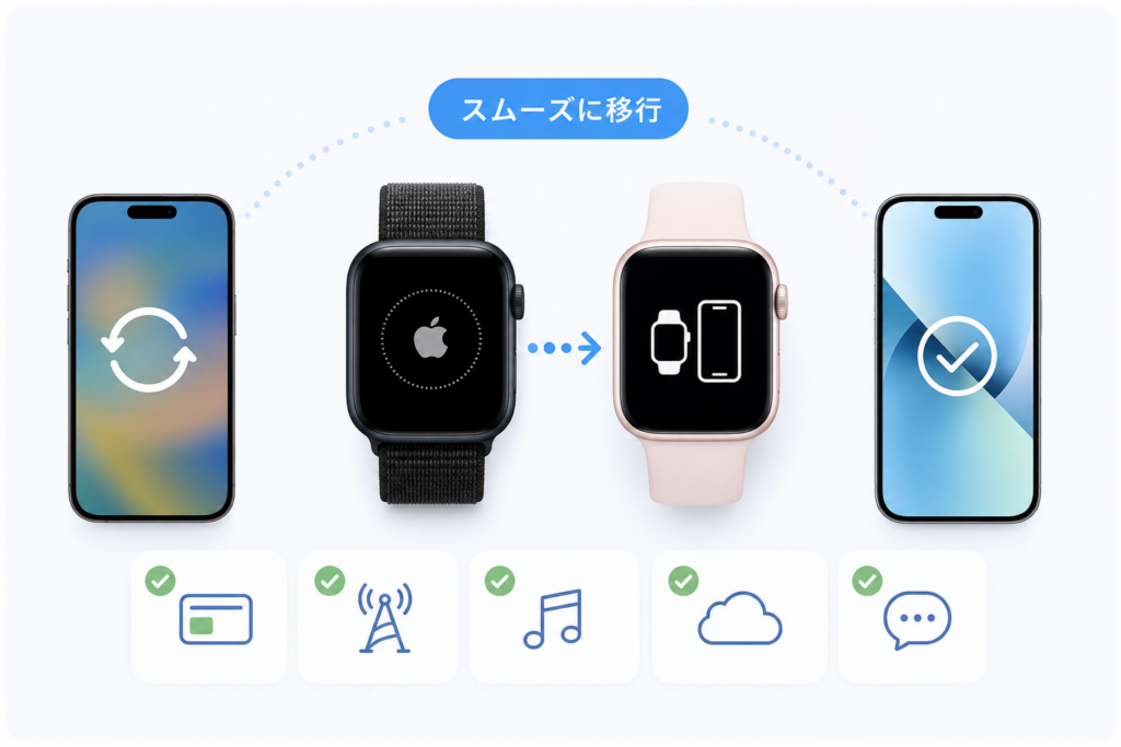 Apple Watchだけを買い替えるときは?