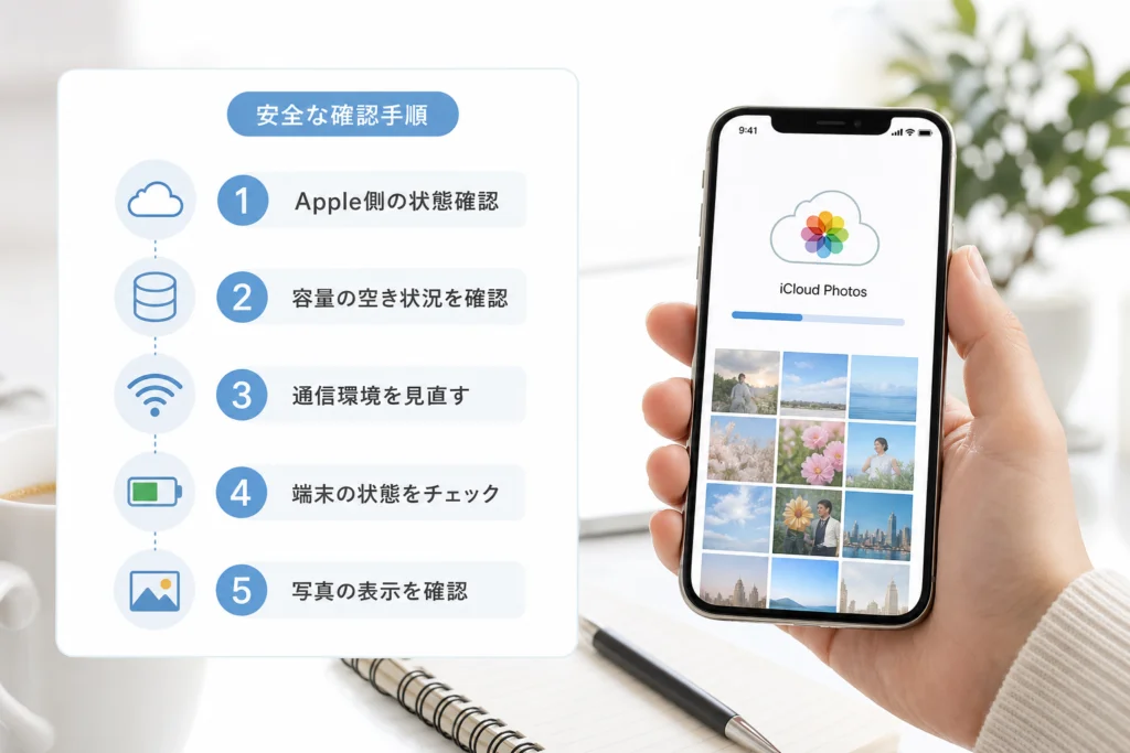 Apple側の障害とApple Accountはどう確認する?