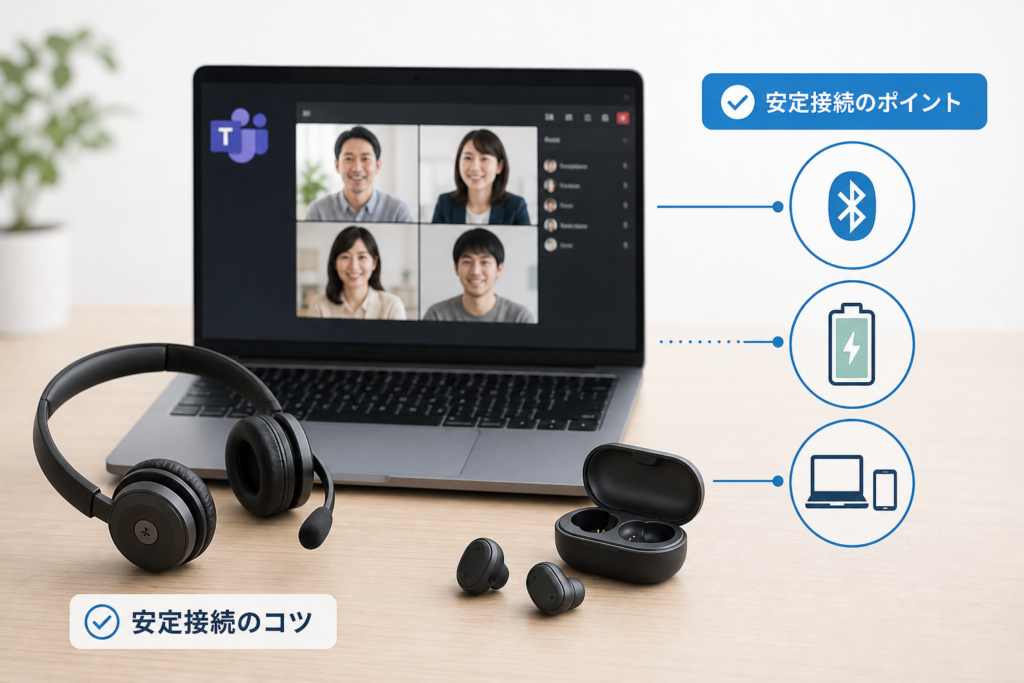 Bluetoothイヤホン・ヘッドセット利用時の特有のトラブル対処と機器選び