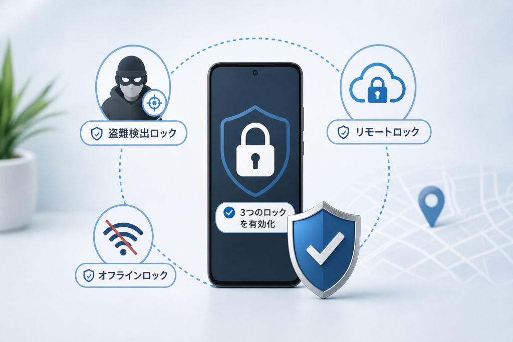 オフライン デバイスロックとリモートロックの準備