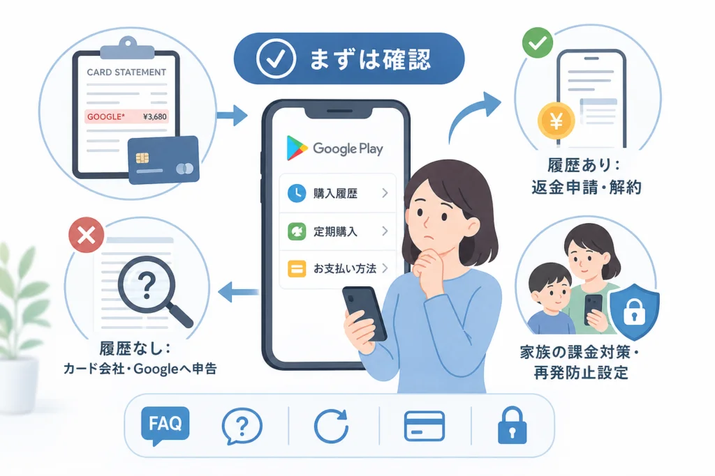 カード明細の「GOOGLE*」は何の請求？