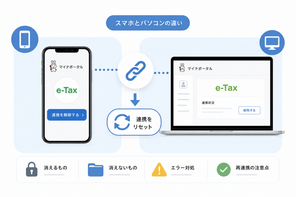 スマホとパソコンで解除するときの違い
