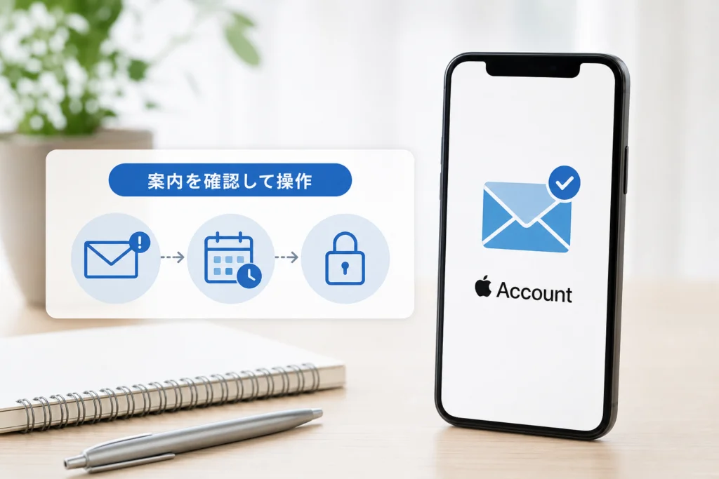 復旧可能になったら、どの連絡を見て操作する？