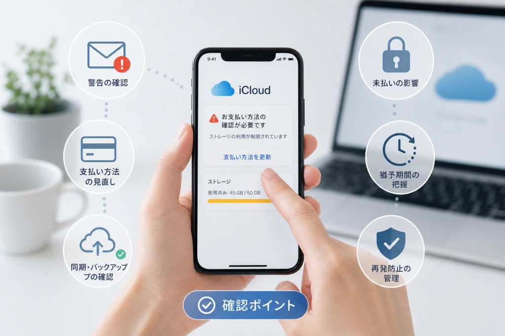 支払い失敗の警告が本物か、どう見分ける?