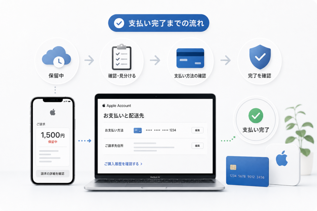 未払いのApple請求は、どう支払い完了まで進める？