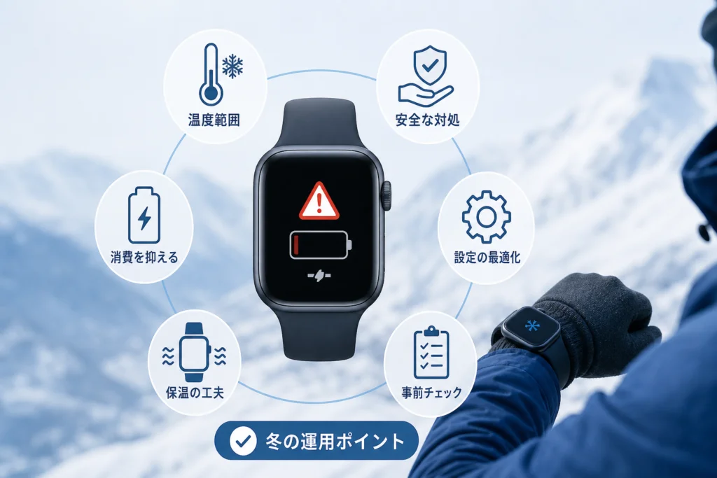 自分のApple Watchはどの気温で使える?