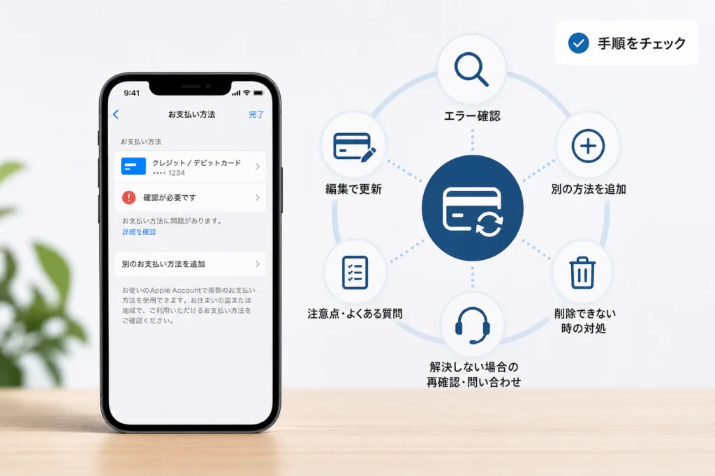 iPhoneでは「編集」と「別の方法を追加」をどう使い分ける？
