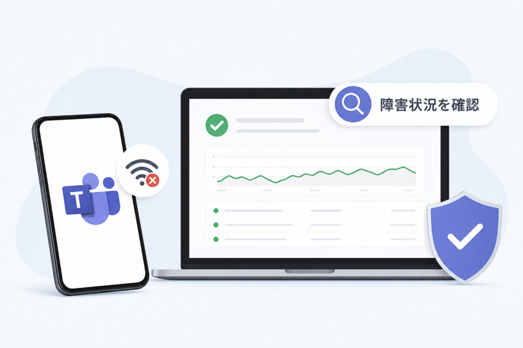 Microsoft Teamsの今日・現在の障害発生状況を確認する方法