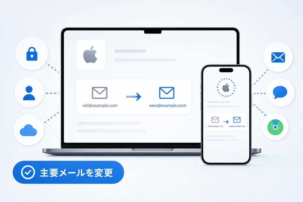 Webから変更するときに見る項目