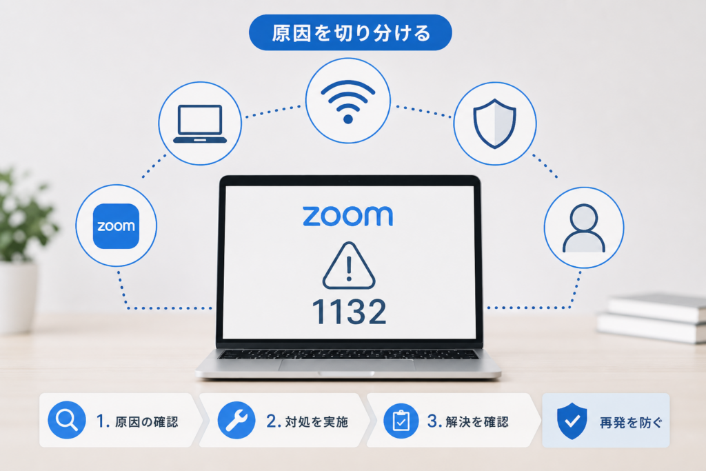 Zoom公式が案内する1132固有の対応