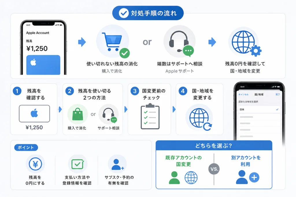Apple Accountの残高はどこで確認する？