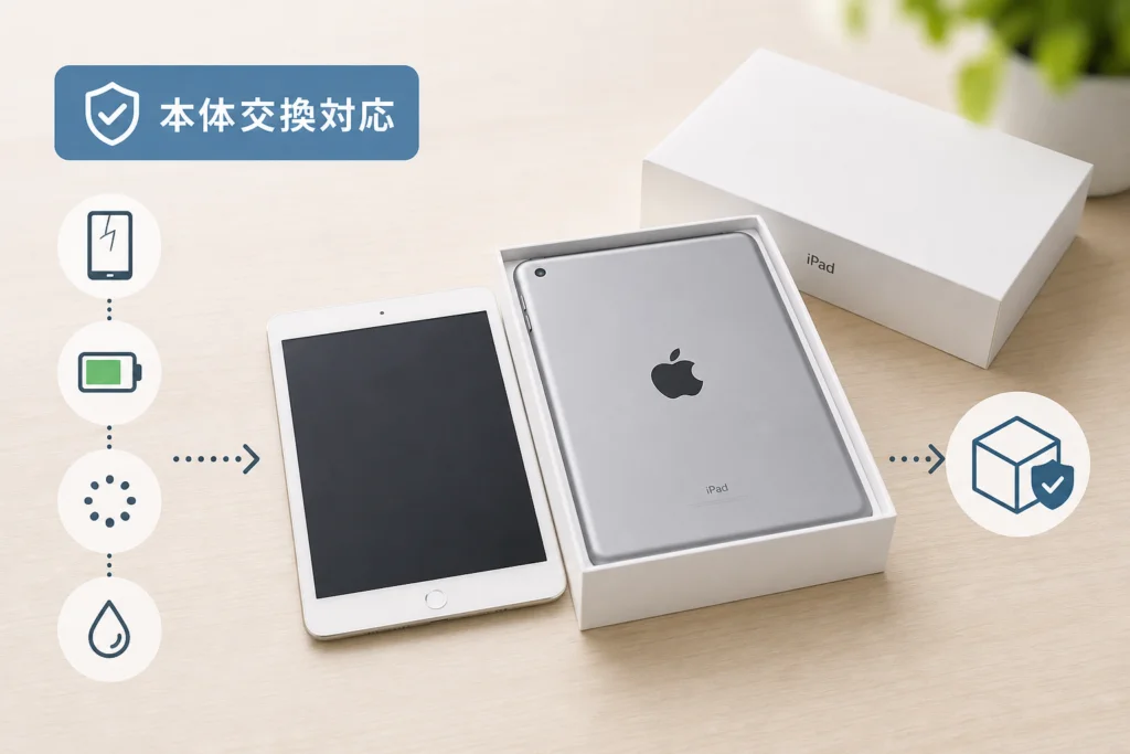 Apple公式のiPad修理は本体交換になる?対応とメリットを理解