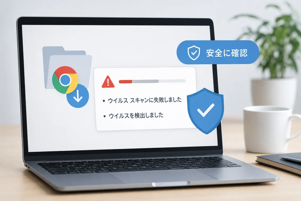 「ウイルス スキャンに失敗しました」「ウイルスを検出しました」の対処