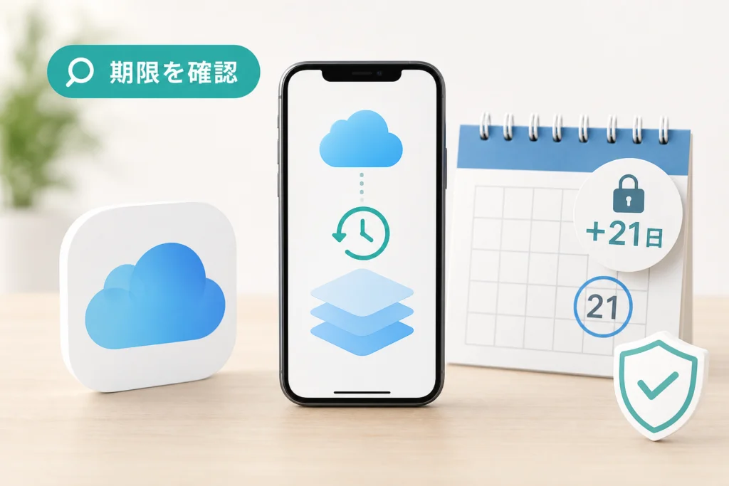 まず確認したい残り期限とバックアップの状態