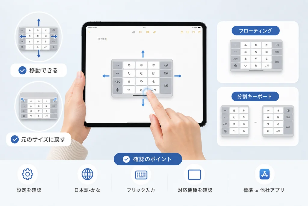 フローティングと分割キーボードの違い・対応機種