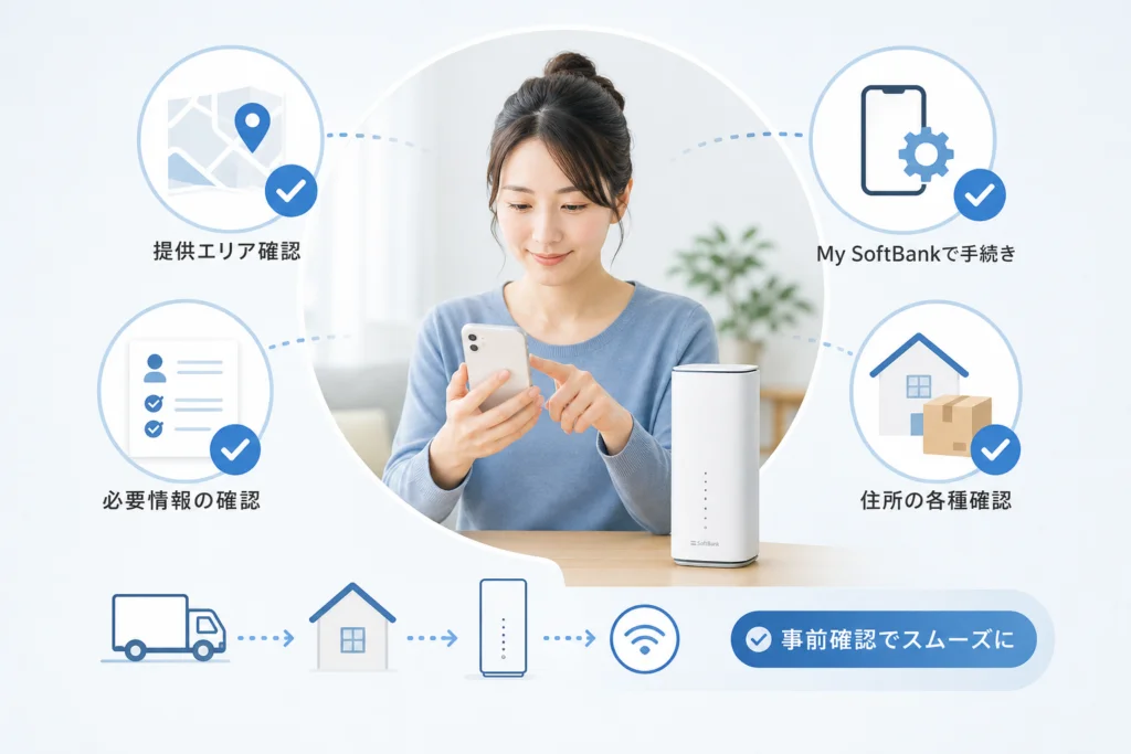住所変更の前に新居の提供条件と必要情報を確認する