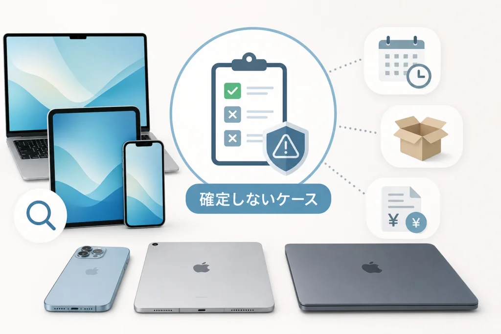 対象と表示されても無償修理が確定しないケース