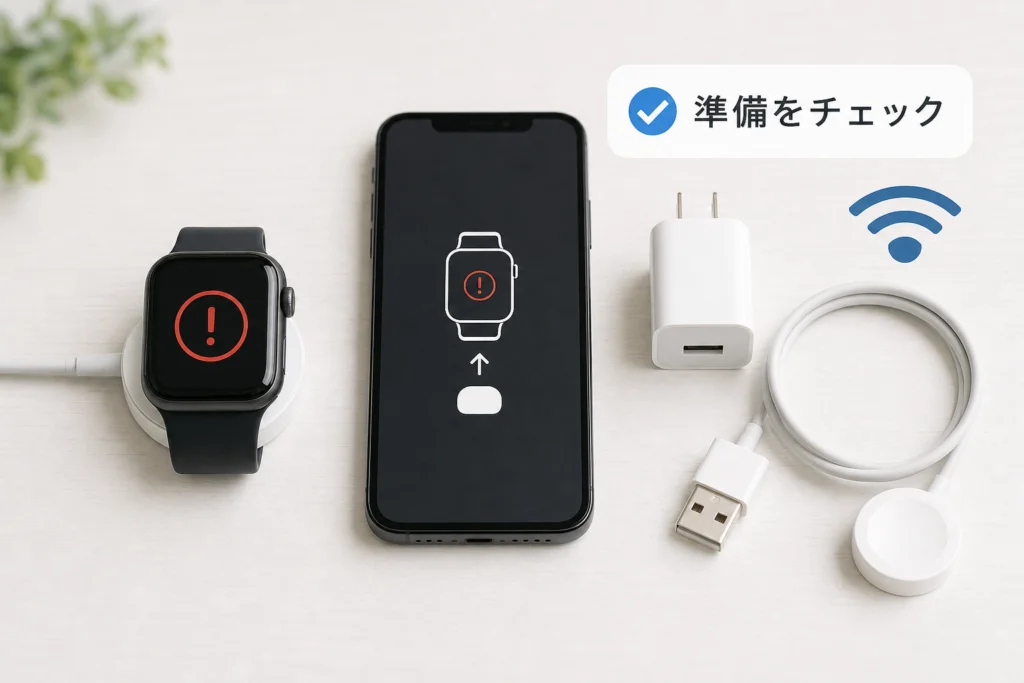 復元前にiPhone・充電器・通信環境をどう準備する?