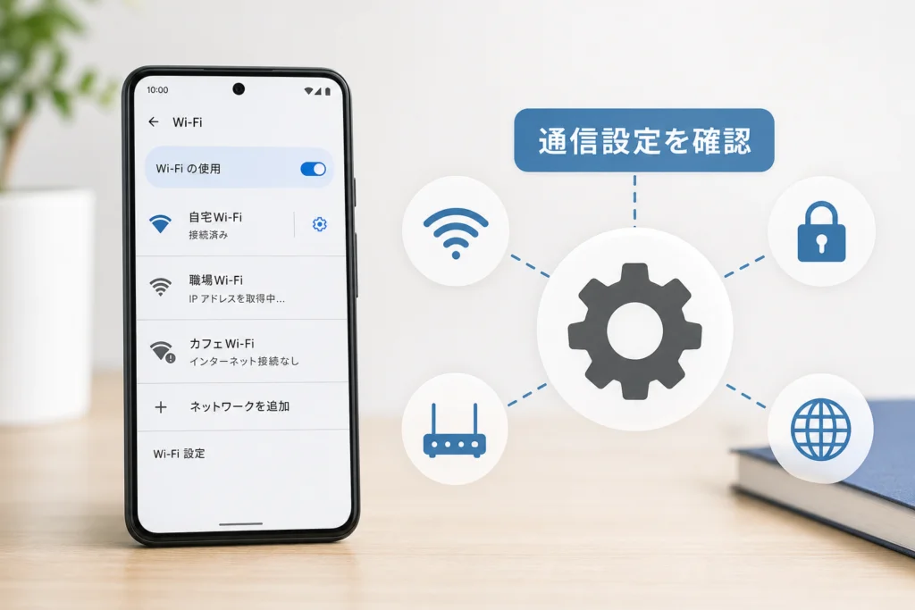 改善しないときに確認するPixelの通信設定