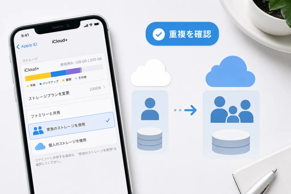 本当に二重契約?請求内容とストレージの利用先を確認する