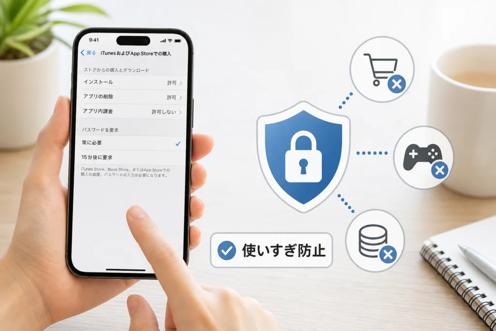 自分の使いすぎを防ぐために課金を制限する方法