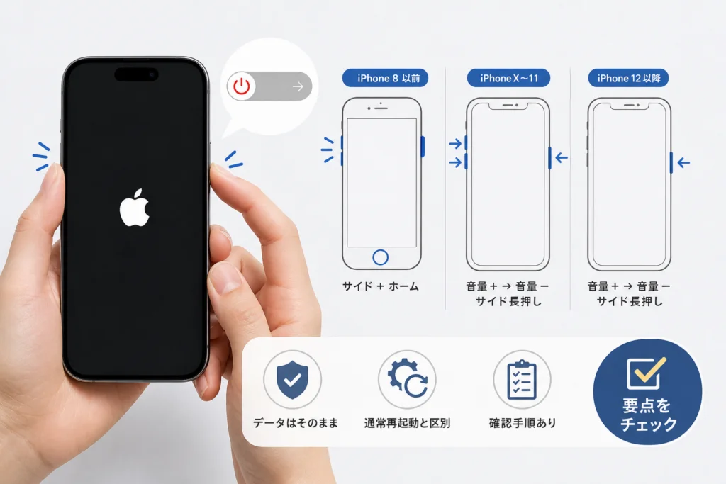 自分のiPhoneに合う操作を見分ける方法