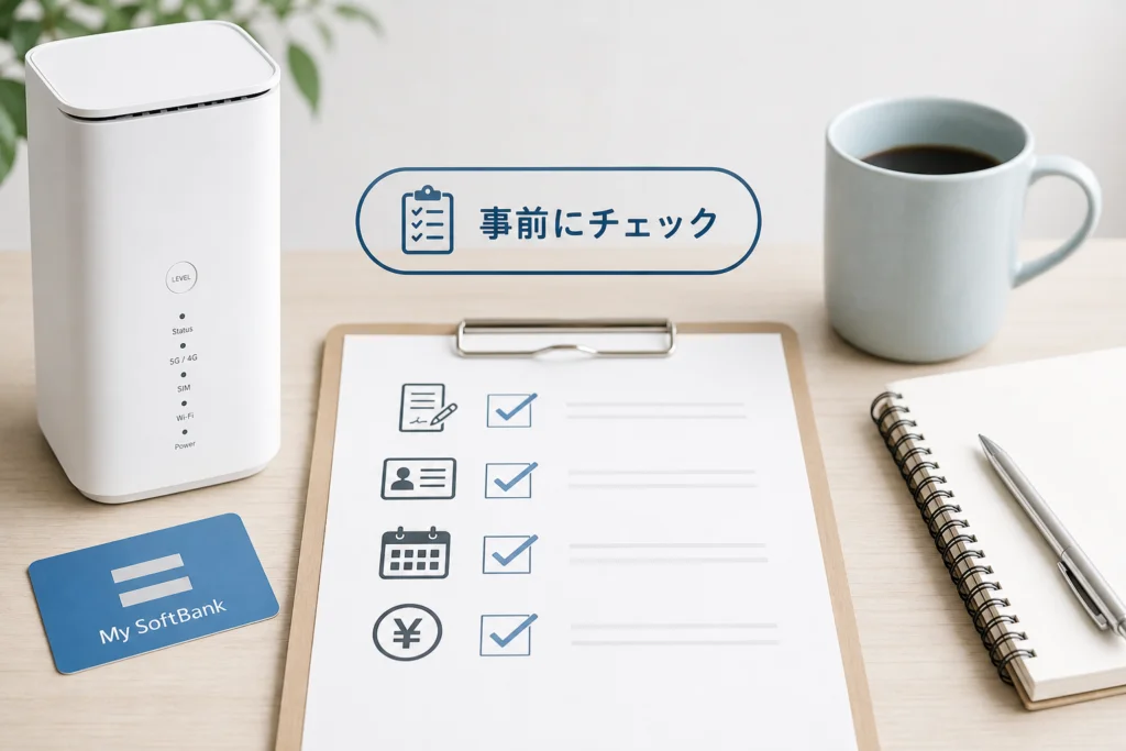 解約前に確認する契約情報と準備するもの