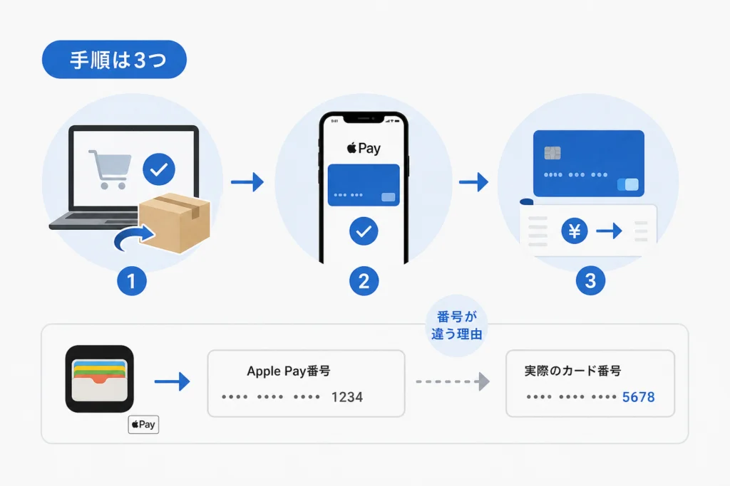 返金通知のカード番号が違う理由｜Apple Pay番号とは