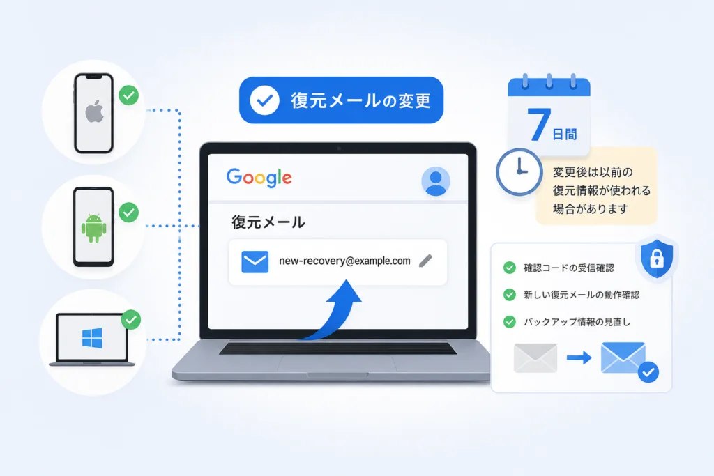 iPhone・Android・PCではどこから変更する?